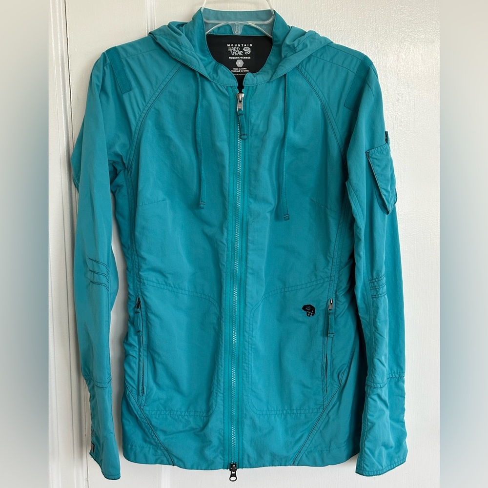 Mountain Hardware Nylon Jacket Teal Size 8 Medium